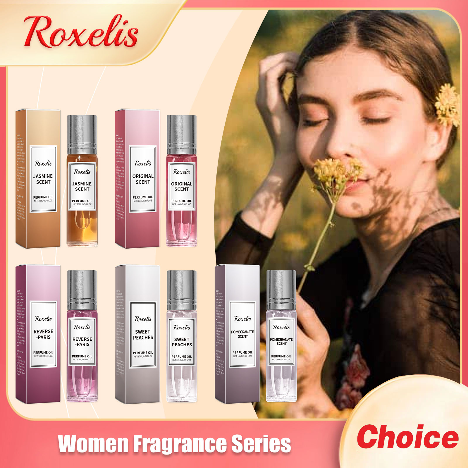 Perfume Jasmine Fragrance - Damen Pheromon-Duft Parfüm-Serie Täglicher Gebrauch Blumiger