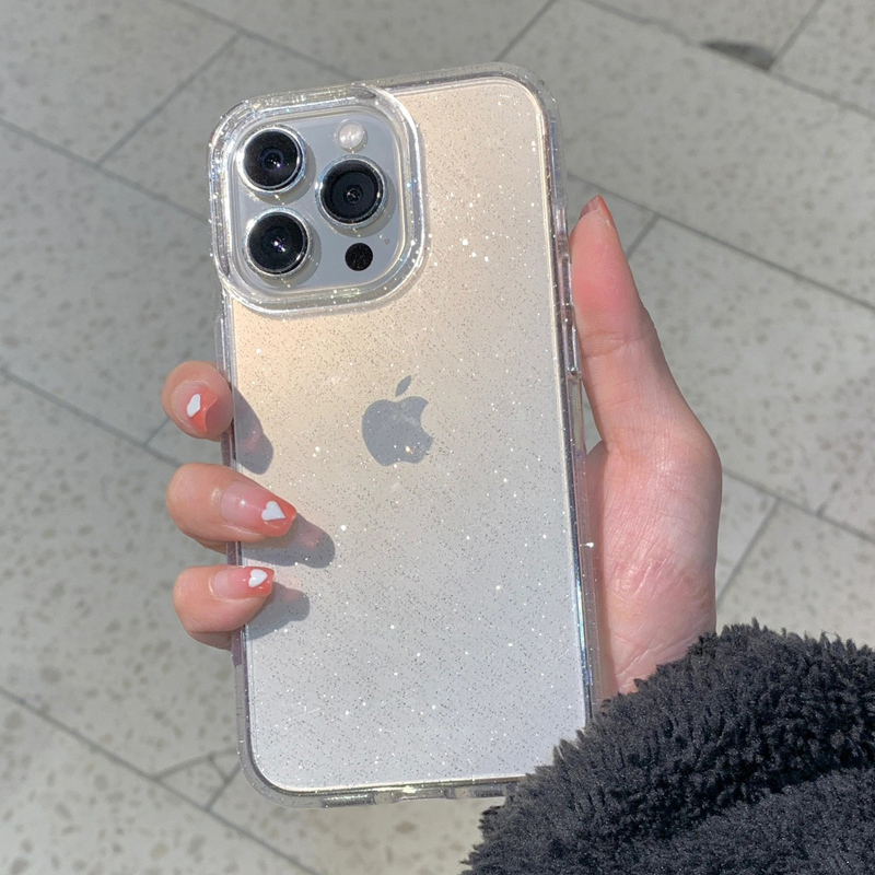 Perfume Pure Xs - Transparente, einfache Glitzer-Handyhülle für iPhone 16