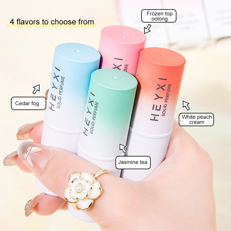 Perfume Fragrance Kit - 4er-Pack Festes Parfüm-Balsam-Set 4 Frische Düfte