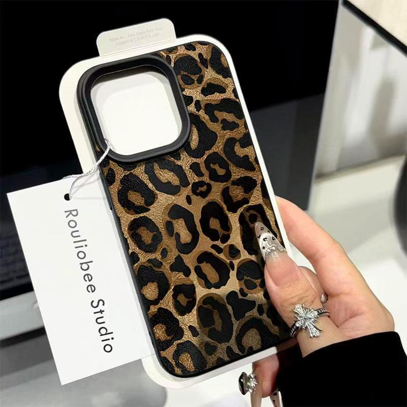 Perfume Pure Xs - INS Braun Leopardenmuster Handyhülle für iPhone