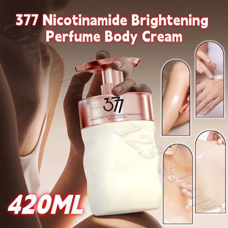 Perfume Fragrance Moisturizer - 377 Nicotinamide Brightening Parfüm Körpermilch Erfrischender,