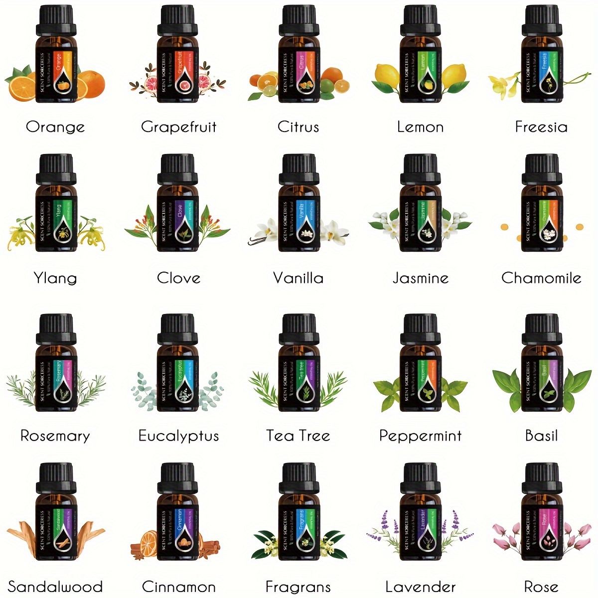 20 teile/satz Ätherisches Öl S – Perfume Fragrance Kit Bewertung und Preis